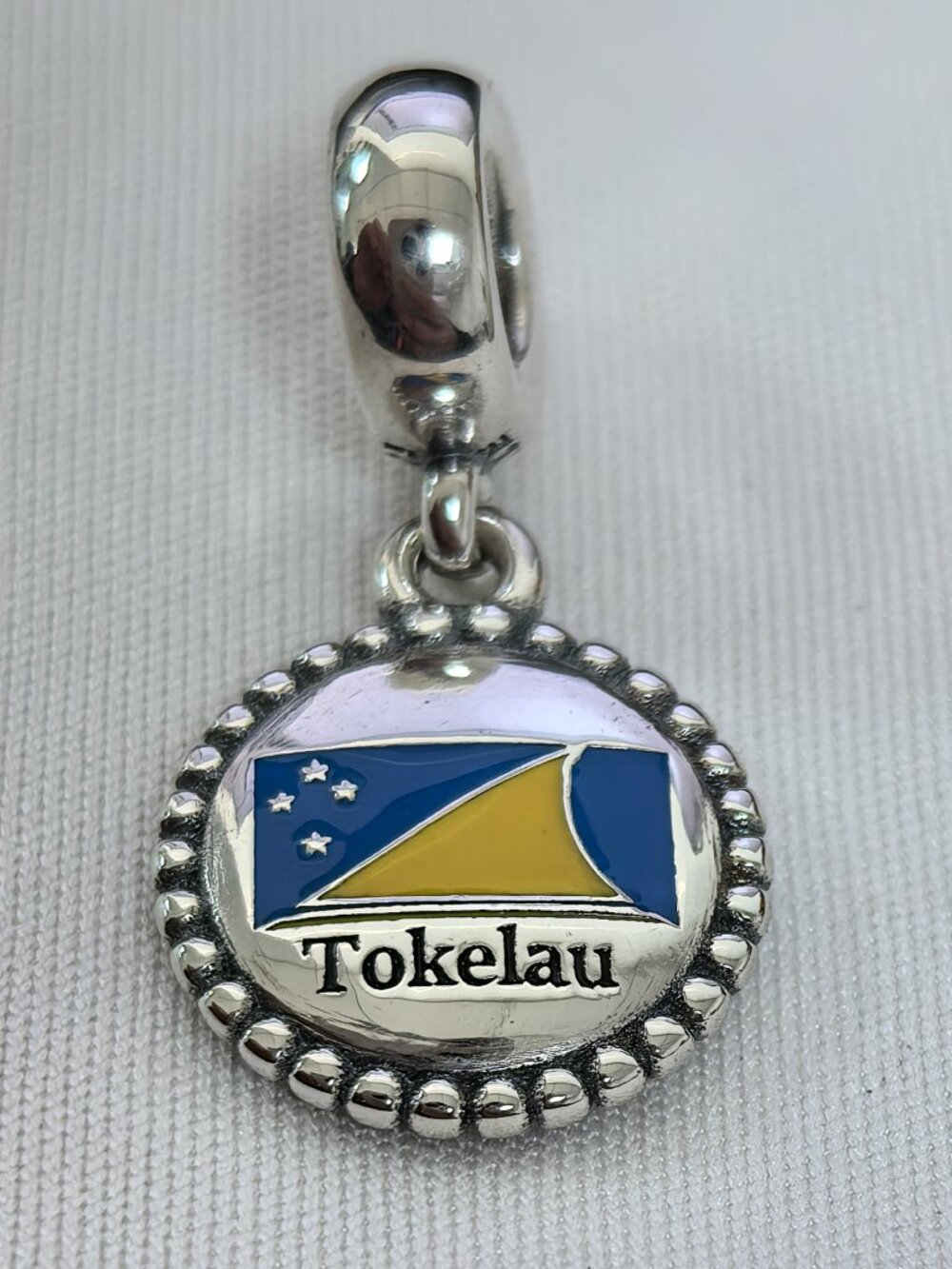 Pandora Tokelau Exclusive Dangle Charm Pendant, S925 Silver Jewelry